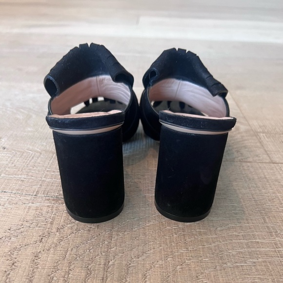 GUCCI Black Suede Fringe Mules - Picture 11 of 11